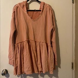 Free People hooded top